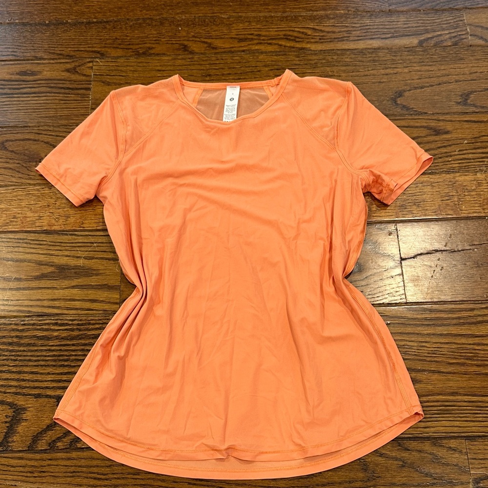Women's Orange Lululemon Top
